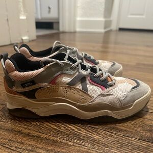 Women’s Vans Multicolor Colorblock Sneakers Shoes Sz 6.5